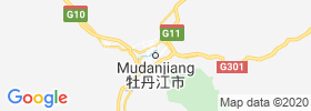 Mudanjiang map